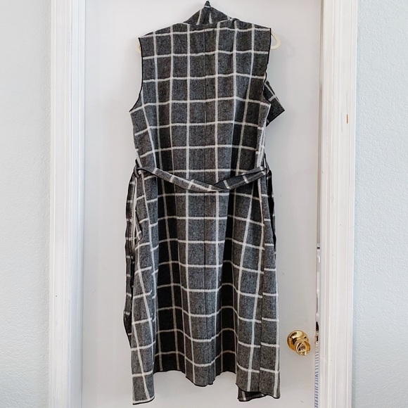 ASOS Midi Wrap Vest with Waist Tie - Picture 4 of 5